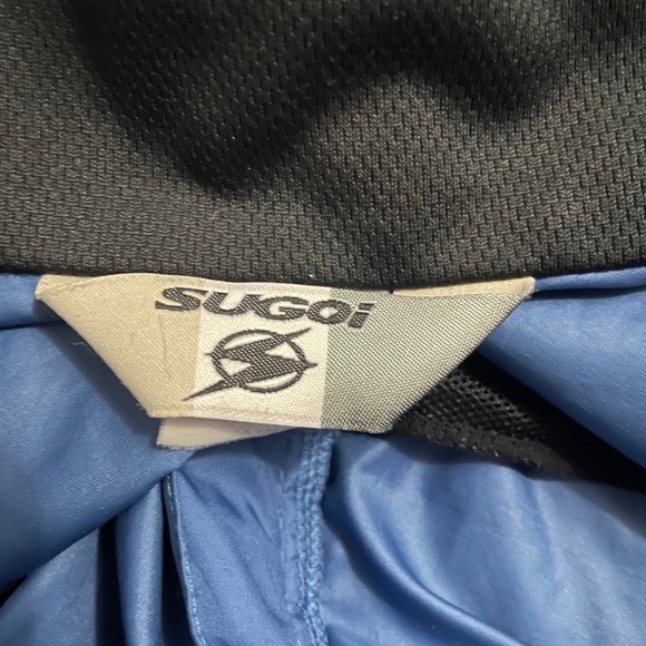 Sugoi Cycling Jacket Mens Medium Blue Convertible Vest Reflective Windbreaker - Picture 11 of 12